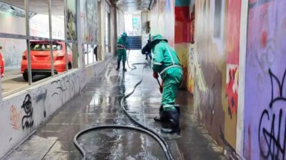 Uso indebido de áreas públicas en La Paz