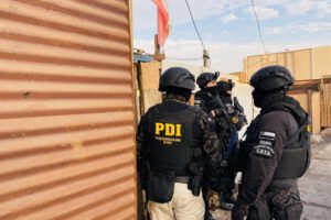 Operativo en el Norte de Chile contra bandas vinculadas al Tren de Aragua