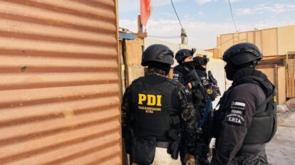 Operativo en el Norte de Chile: Detienen a 5 integrantes de bandas vinculadas al Tren de Aragua