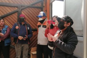 Vigilia de funcionarios DIO en el ex Centro de Salud Santa Lucía