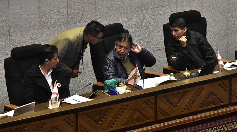 David Choquehuanca cuestionado por legisladores tras reunión fallida sobre elecciones judiciales