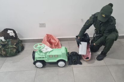 Cocaína en juguetes