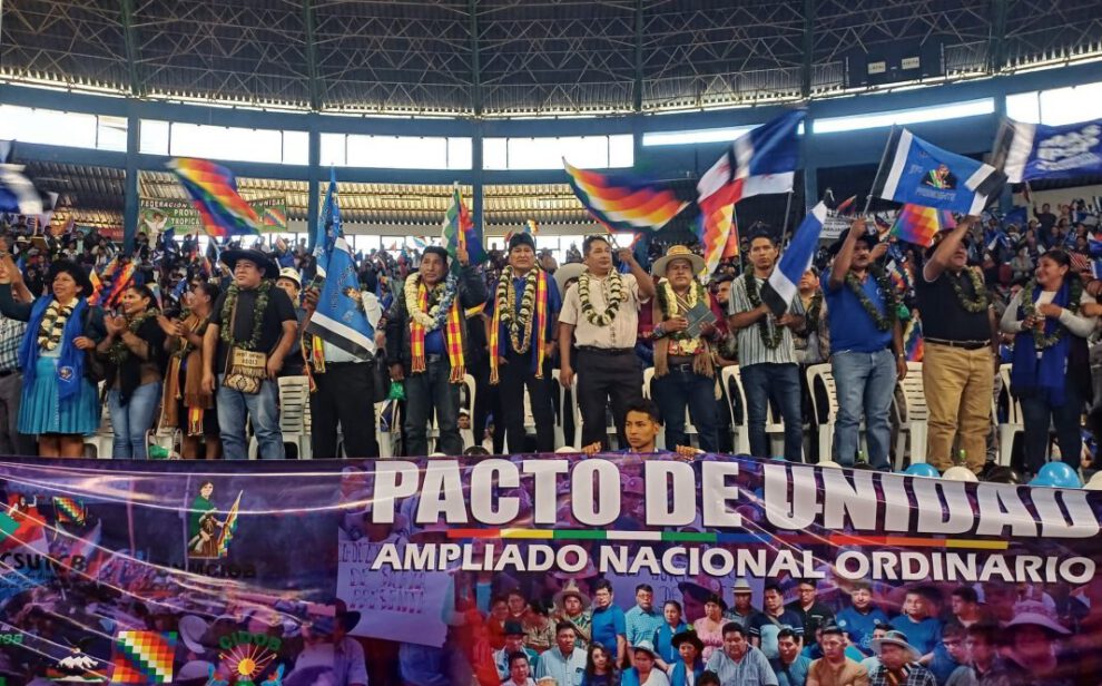 Pacto de Unidad evista advierte movilizaciones si TSE reconoce congreso arcista