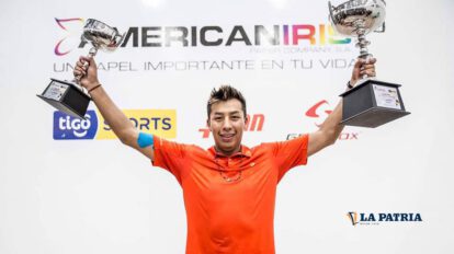 Conrado Moscoso continua siendo el mejor en la disciplina del ráquetbol