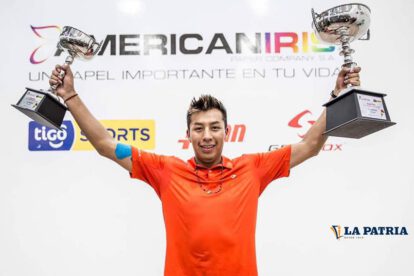 Conrado Moscoso continua siendo el mejor en la disciplina del ráquetbol