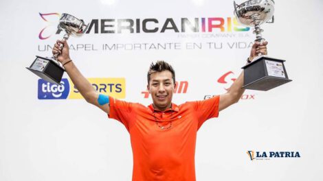 Conrado Moscoso continua siendo el mejor en la disciplina del ráquetbol