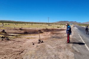 Derrame de combustible en el puente Wichinkullo