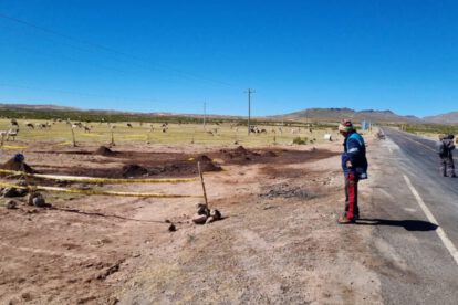 Derrame de combustible en el puente Wichinkullo
