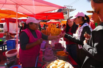Mini Calvario en Oruro con helados de canela