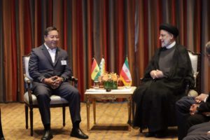 Luis Arce lamenta fallecimiento de presidente de Irán