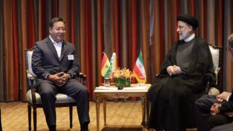 Luis Arce lamenta fallecimiento de presidente de Irán