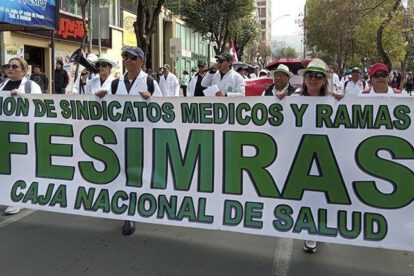 paro nacional Fesimras exigiendo destitución de gerente de la CNS