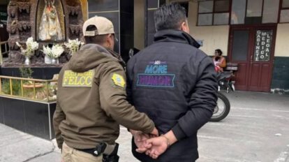 Aprehensión de Raúl Cuenca en La Paz