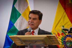 bloqueo de comerciantes en Oruro