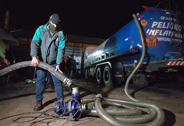 Planta ilegal de acopio de diésel descubierta por la ANH