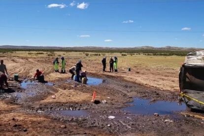 Accidente ambiental en Choquecota en el puente Wichinkullo