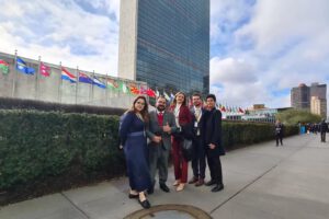 Jóvenes bolivianos en GlobalMUNers en Nueva York