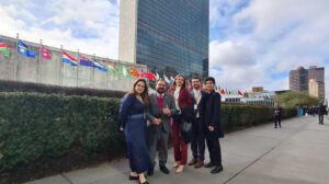 Jóvenes bolivianos en GlobalMUNers en Nueva York