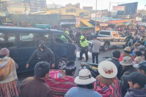 niña fallece atropellada en mercado Rodríguez de La Paz