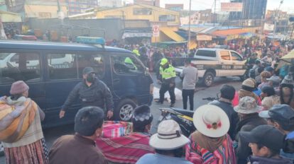 niña fallece atropellada en mercado Rodríguez de La Paz