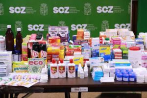 Decomiso de medicamentos y cosméticos vencidos en Santa Cruz