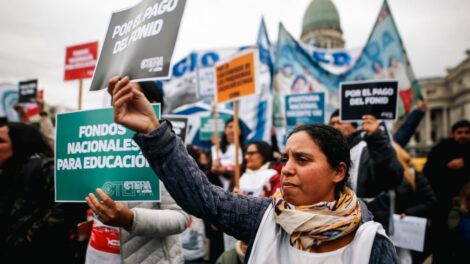 Huelga nacional docentes Argentina