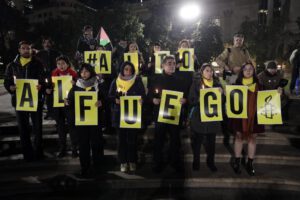 Universitarios chilenos rompen relaciones con Israel