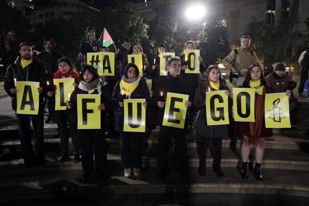 Universitarios chilenos rompen relaciones con Israel