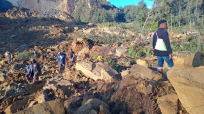Avalancha en Papúa Nueva Guinea