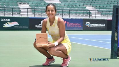 Noelia Zeballos subcampeona en el W35 Santo Domingo