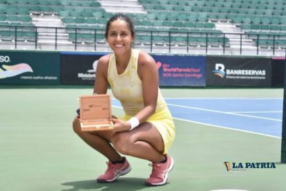Noelia Zeballos subcampeona en el W35 Santo Domingo