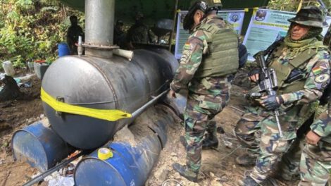 Megaoperativo antidrogas en Villa Tunari