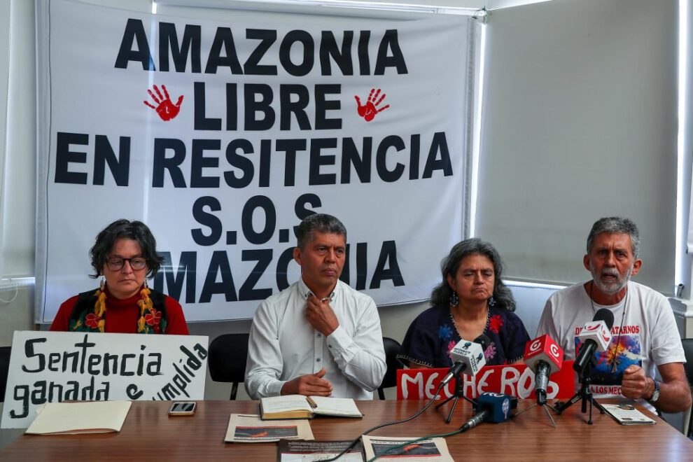 mecheros contaminantes en la Amazonía ecuatoriana