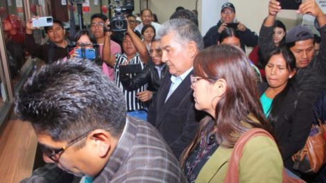 Huelga de hambre senadores MAS en protesta contra Choquehuanca