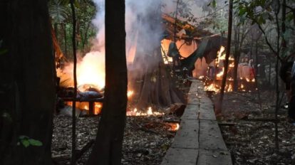 Desmantelan mega laboratorio de droga en Villa Tunari