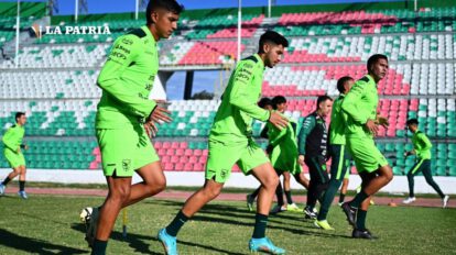 Selección boliviana durante el entrenamiento en Santa Cruz