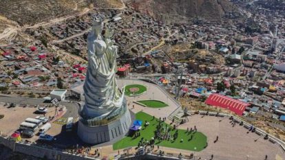 Monumento Escultórico a la Virgen del Socavón declarado Patrimonio Cultural