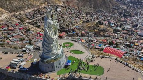 Monumento Escultórico a la Virgen del Socavón declarado Patrimonio Cultural
