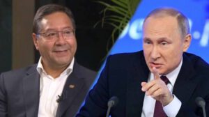 Luis Arce en Rusia