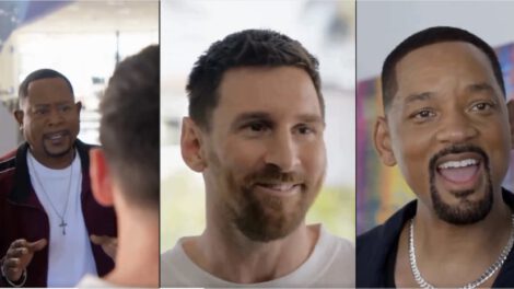 Lionel Messi participa en el promocional de Bad Boys 4