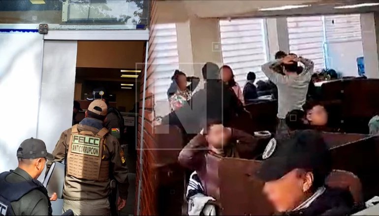 Ciberestafadores en Santa Cruz desmantelados por Felcc