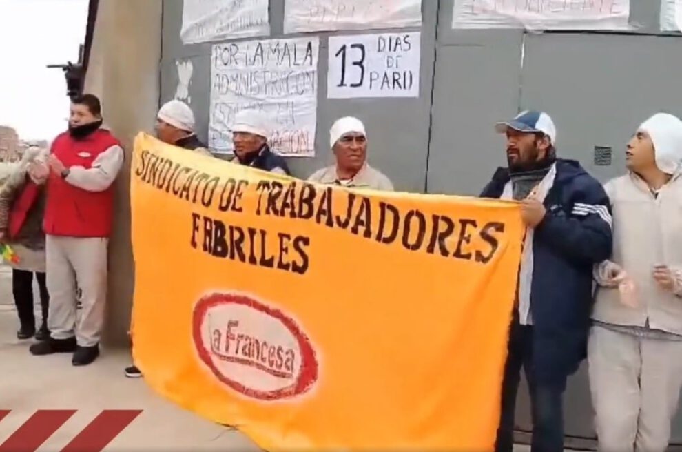 Crisis laboral en La Francesa con trabajadores en paro exigiendo salarios adeudados