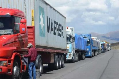 Confederación del Transporte Pesado da ultimátum al Presidente Arce
