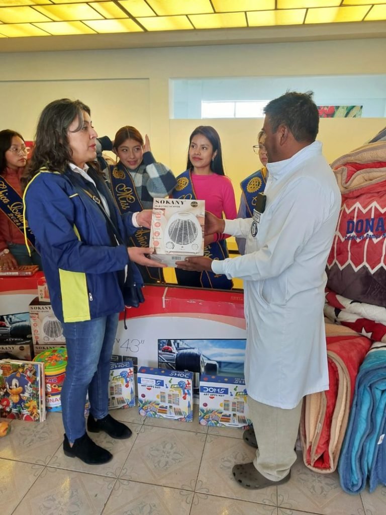 donación a la Unidad de Quemados del Hospital General