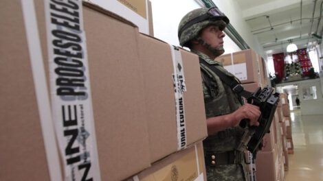 Incendio de boletas electorales en Chiapas