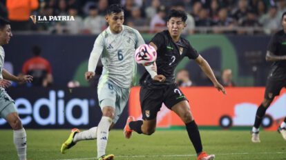 Bolivia pierde contra México en partido amistoso