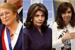 Mujeres presidentes y primeras ministras en América Latina