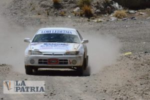 prueba departamental de automovilismo en Huayña Pasto