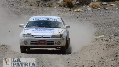 prueba departamental de automovilismo en Huayña Pasto