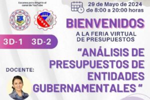 Feria Virtual de Presupuestos con participación de 170 universitarios